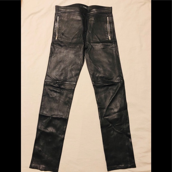 Givenchy Men's leather pants - Picture 2 of 6